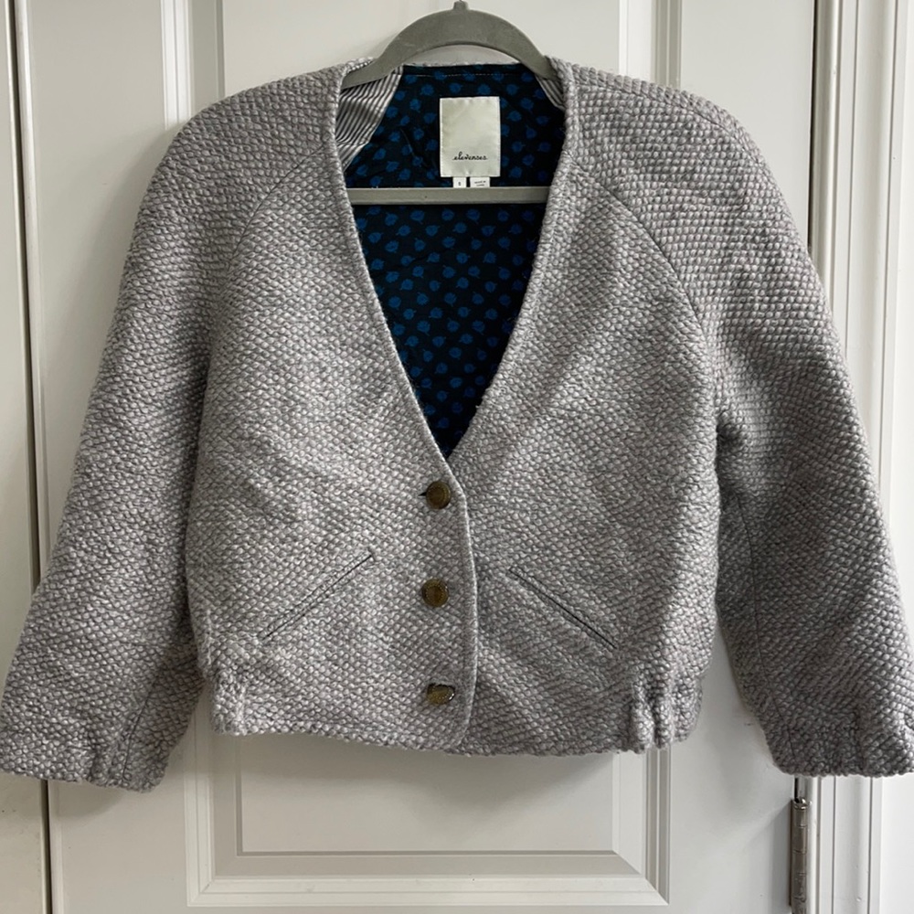 Grey Heavy Cardigan